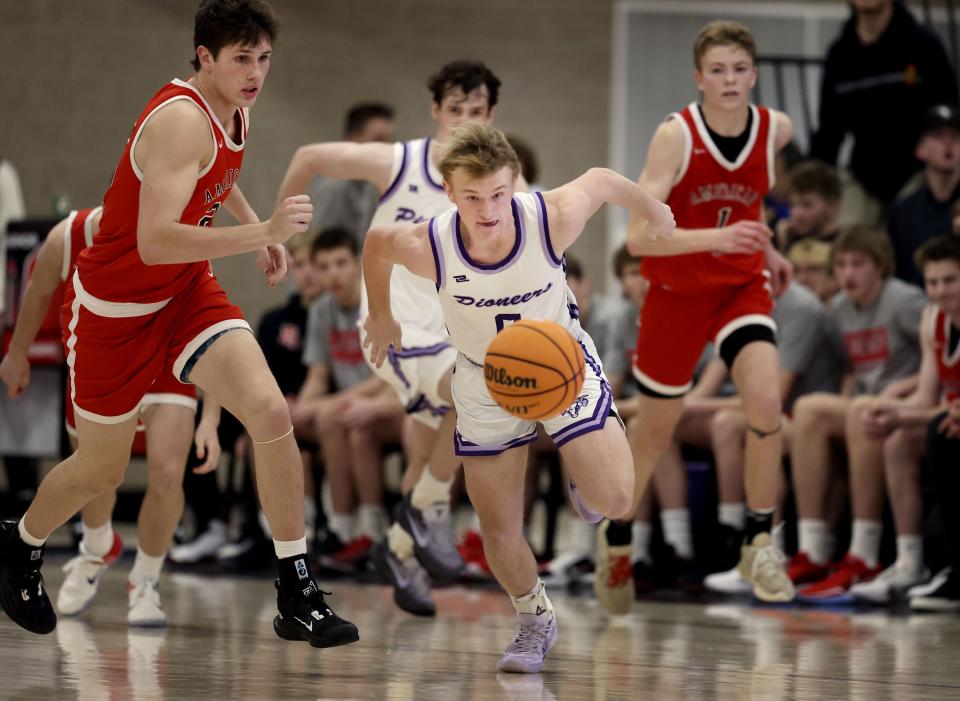 American Fork and Lehi compete in a boys basketball game at Lehi High School on Friday, Jan. 12, 2024. | Laura Seitz, Deseret News