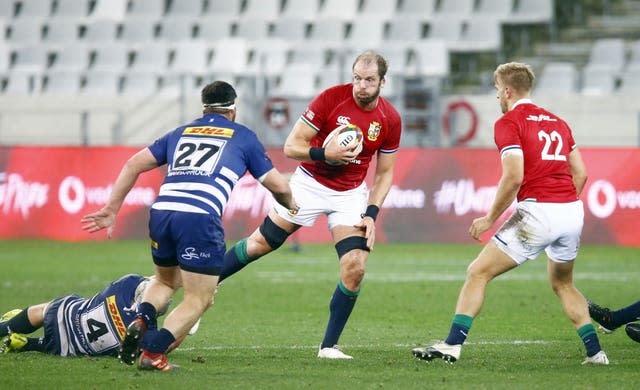 Alun Wyn Jones in action against the Stormers