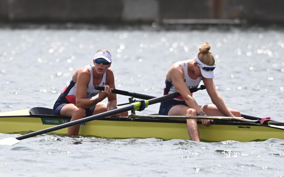 Glover and Swann finished fourth in the women's pairs - Paul Grover