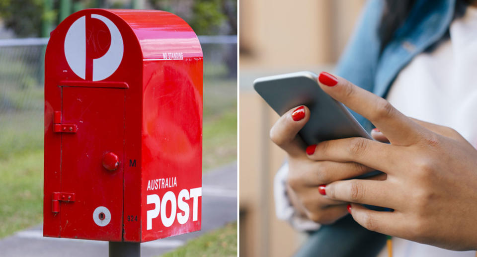 The scam is targeting Australia Post customers through their mobile phones. Source: AAP/Getty