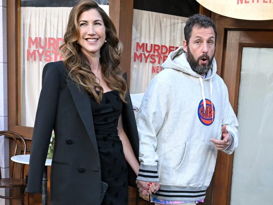 Adam Sandler and his wife Jackie Sandler