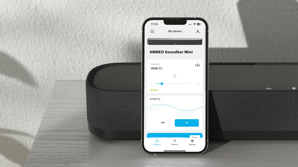 Dolby Atmos soundbar: Sennheiser Ambeo Soundbar Mini