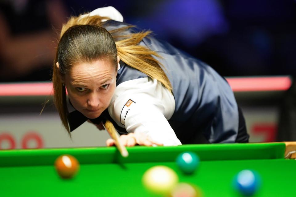 Reanne Evans built up an early lead in the one-frame tournament (Mike Egerton/PA) (PA Archive)