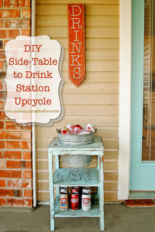 Cool Drinks With a DIY Drink Station