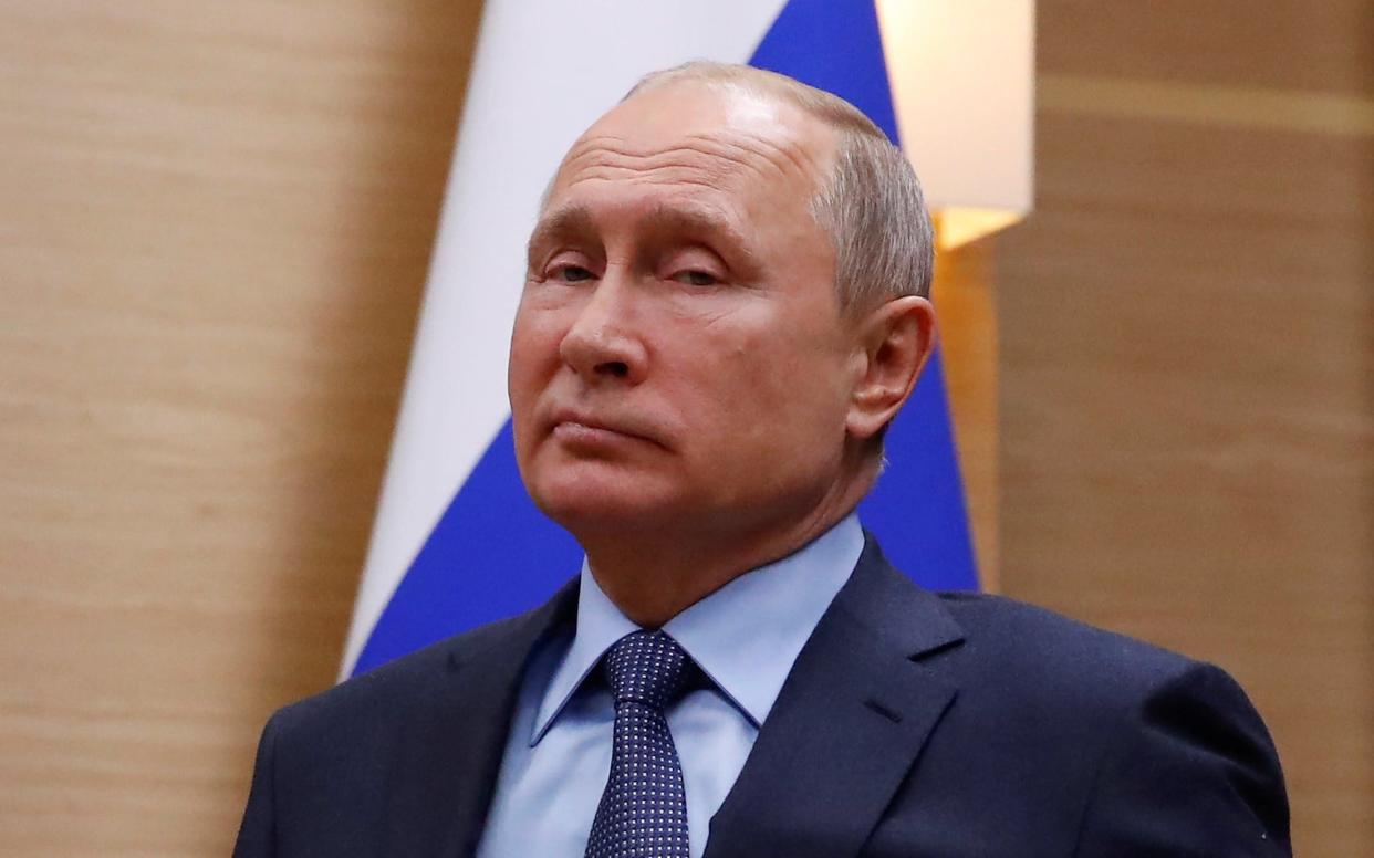 Russian President Vladimir Putin claimed the US had already decided to ditch the treaty - REUTERS