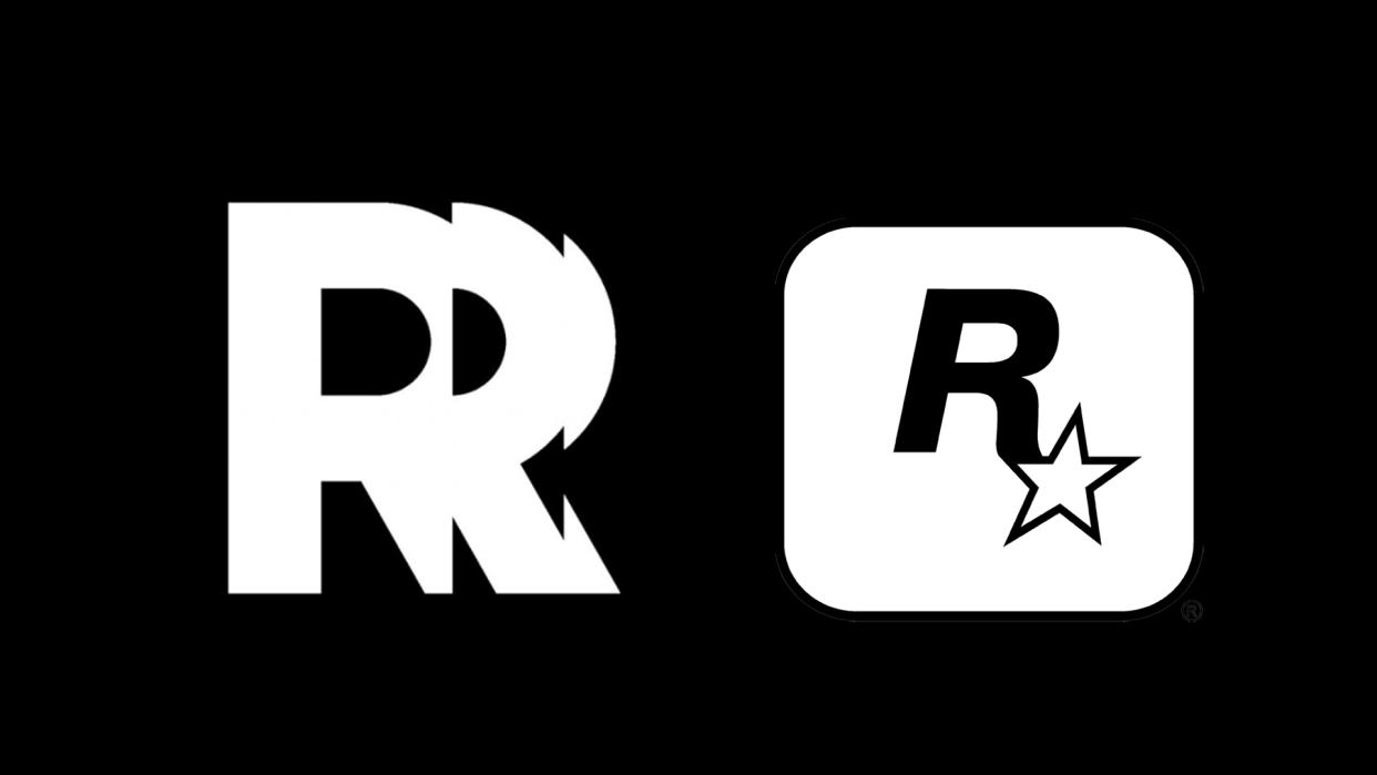  Remedy logo and Rockstar logo. 