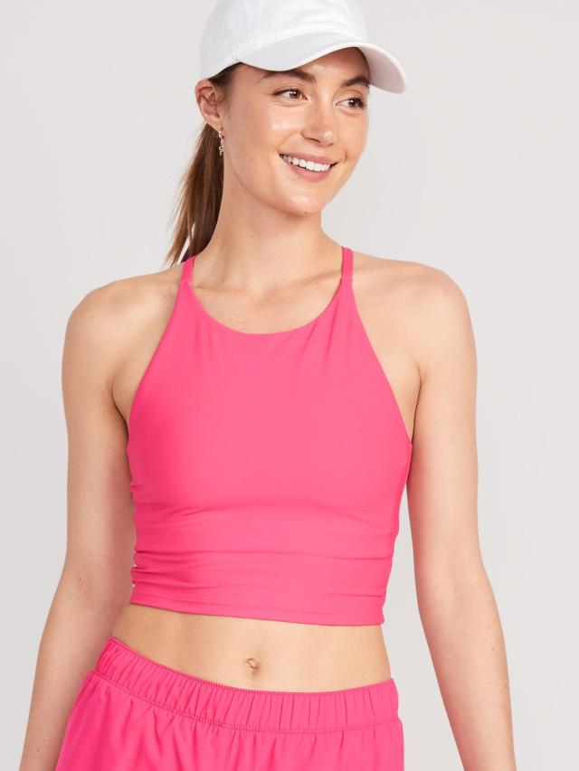 Old Navy Light Support PowerSoft Longline Sports Bra