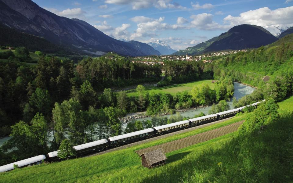 Venice Simplon Orient Express Roppen Austria luxury train journeys holidays europe - David Noton