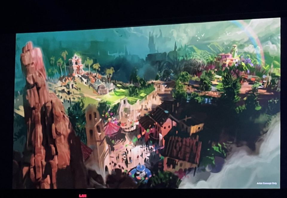 Concept art for Big Thunder Mountain at Magic Kingdom incorporating ‘Coco’ and ‘Encanto’ - Credit: Disney