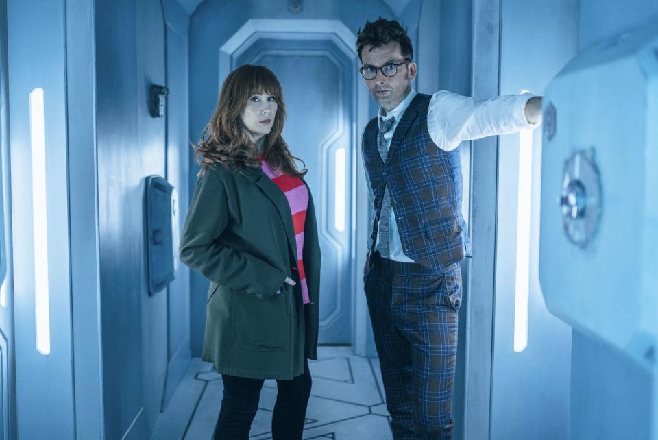 david tennant, catherine tate, doctor who wild blue yonder