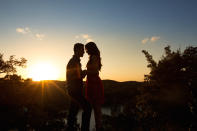 <p>There's something inherently romantic about sunsets. With the exit of the sun into the horizon over rolling hills, this couple began an entirely new journey of their own. </p><p><em>Via <a rel="nofollow noopener" href="http://elizabethbirdsongphotography.com/#!/HOME" target="_blank" data-ylk="slk:Elizabeth Birdsong Photography;elm:context_link;itc:0;sec:content-canvas" class="link ">Elizabeth Birdsong Photography</a></em></p>