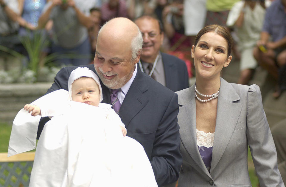 the happy couple with their lil bebe