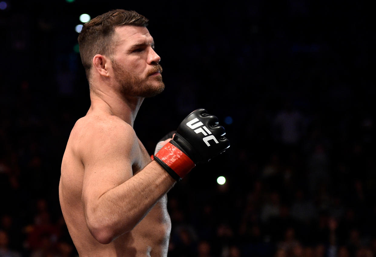 Michael “The Count” Bisping, 39, retired Monday after a 14-year MMA career. (Getty Images)