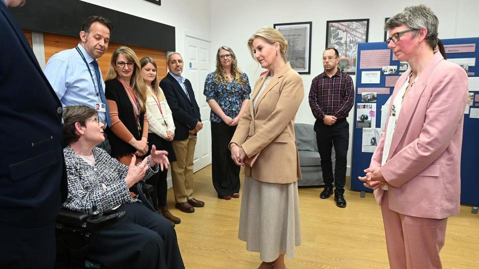 The Duchess of Edinburgh visited The King's Arms Project in Bedford