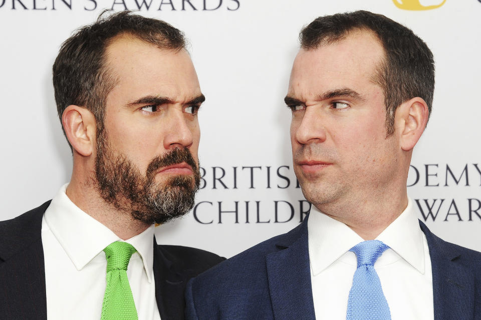 LONDON, ENGLAND - NOVEMBER 22:  Dr Chris Van Tulleken (L) and Dr Xander van Tulleken attend the British Academy Children's Awards at The Roundhouse on November 22, 2015 in London, England.  (Photo by Dave J Hogan/Dave J Hogan/Getty Images)