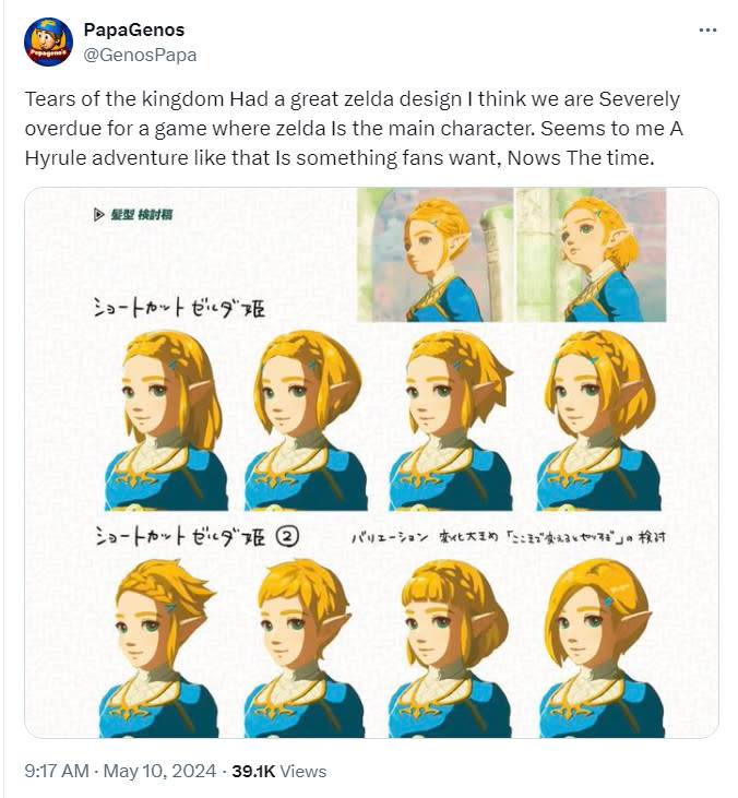 Nintendo estaría desarrollando un juego con Zelda como protagonista