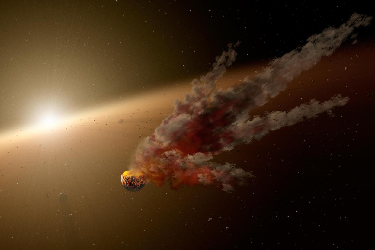 The asteroid is one of five due to fly past Earth over the weekend: Nasa/JPL-Caltech
