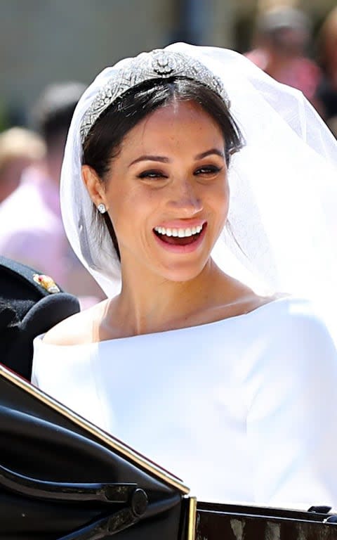 meghan markle wedding tiara - Credit: Gareth Fuller/PA Wire