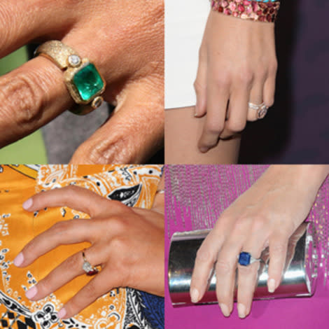 (Clockwise from top left): Halle Berry, Blake Lively, Elizabeth Hurley, Jessica Simpson. Photos: Getty Images