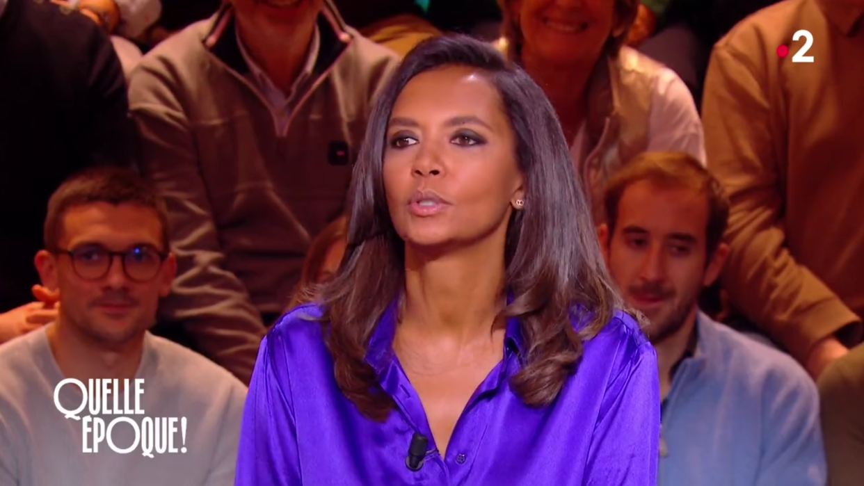 Karine Le Marchand, ici sur le plateau de « Quelle époque ! » sur France 2, samedi 25 novembre.