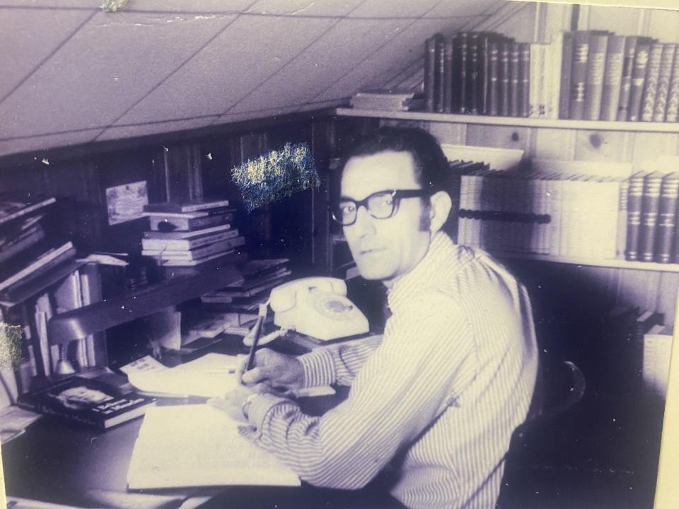 The Rev. David Lombardi is shown in the early days of his ministry at Trinity Gospel Temple in Canton.