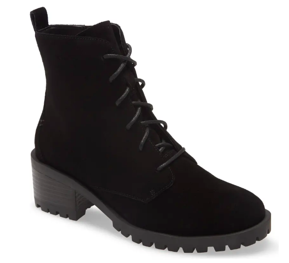 Caslon Keaton Water Resistant Lace-Up Bootie (Photo via Nordstrom)