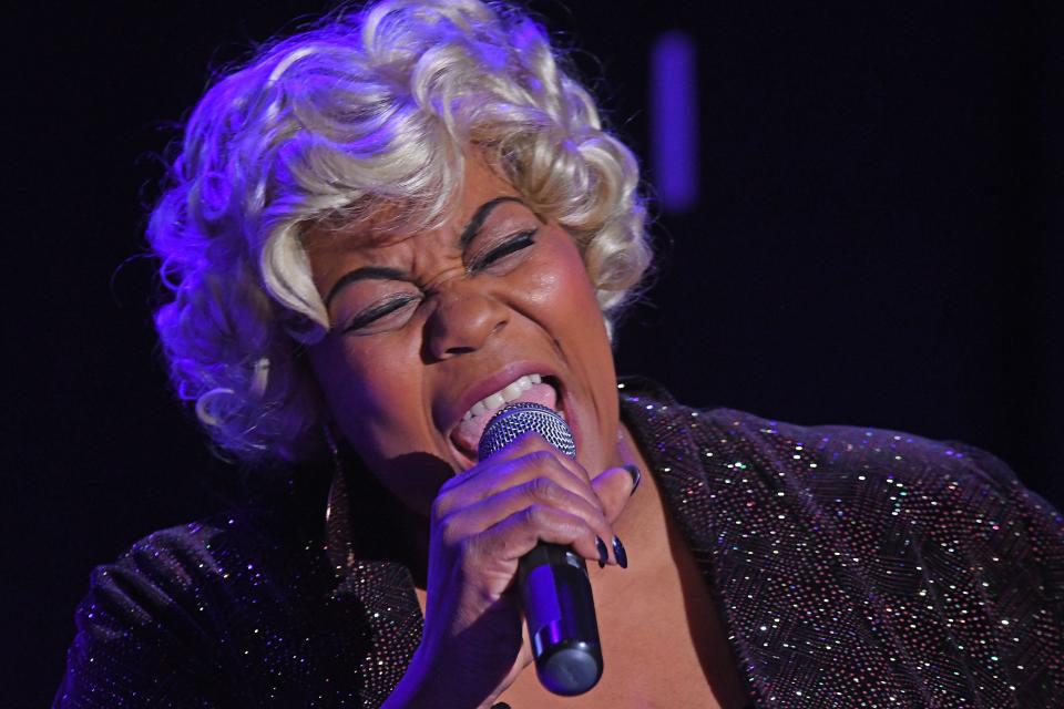 Condrea Cannada stars as Etta James in "At Last: An Evening with Etta James" this weekend at the Renaissance Theatre.