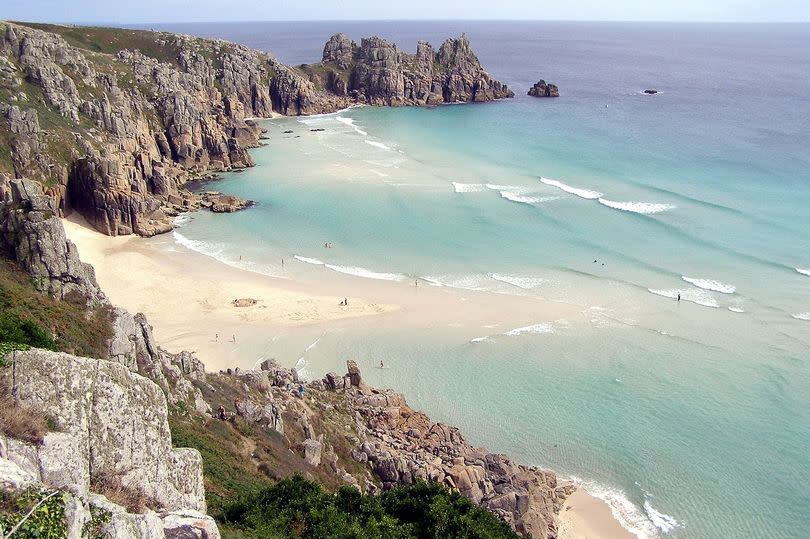 Pedn Vounder beach, Cornwall