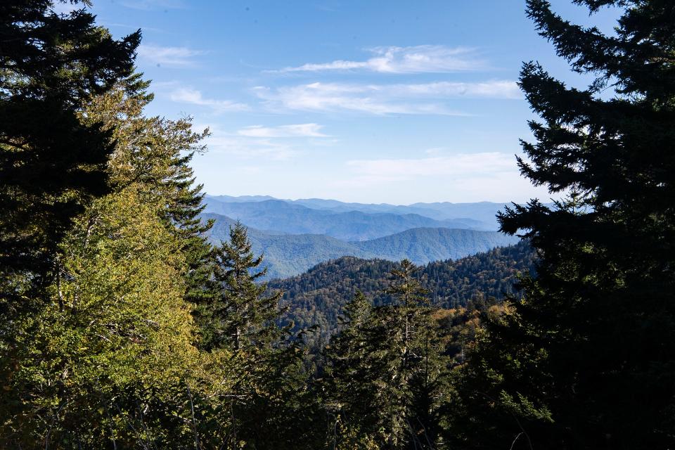 Great Smoky Mountains National Park covers a half-million rugged, forested acres in Western North Carolina and eastern Tennessee.