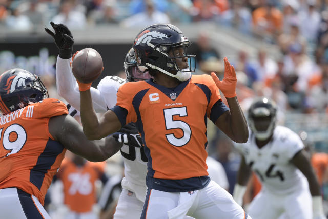 Denver Broncos: Teddy Bridgewater throws first TD as team's starting QB