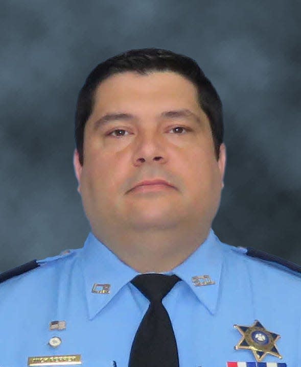 The late Detective Sergeant Nicholas Pepper, 44, who lost his life, Sunday, April 4, when a suspect rammed his vehicle. Pepper began his career at the Lafourche Parish Sheriff’s Office on October 15, 2007. He served his entire career in the investigations division, most recently as a supervisor in adult investigations.