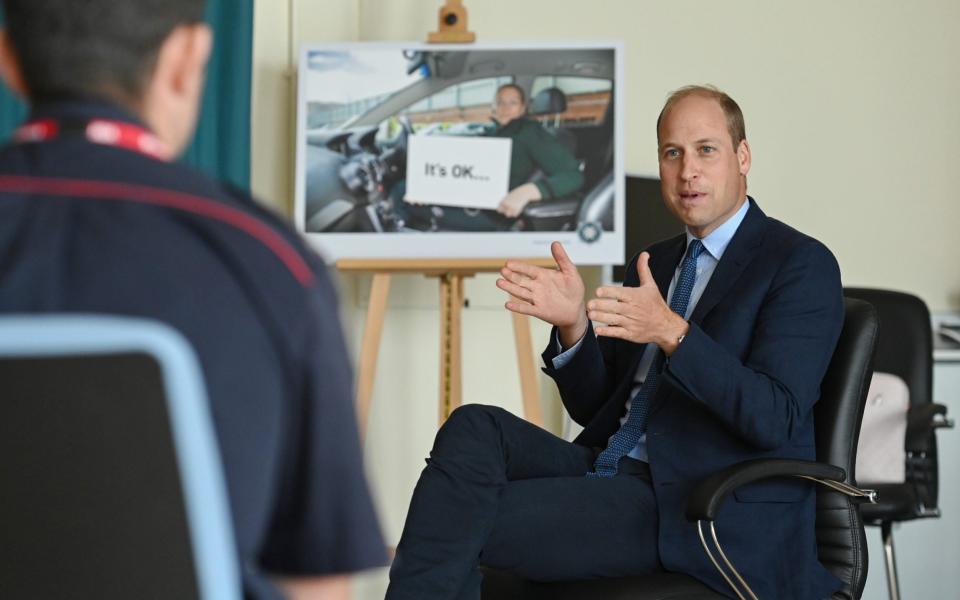 Prince William meets with Chiefs of the PSNI, Fire Service and Ambulance Service, - Pool