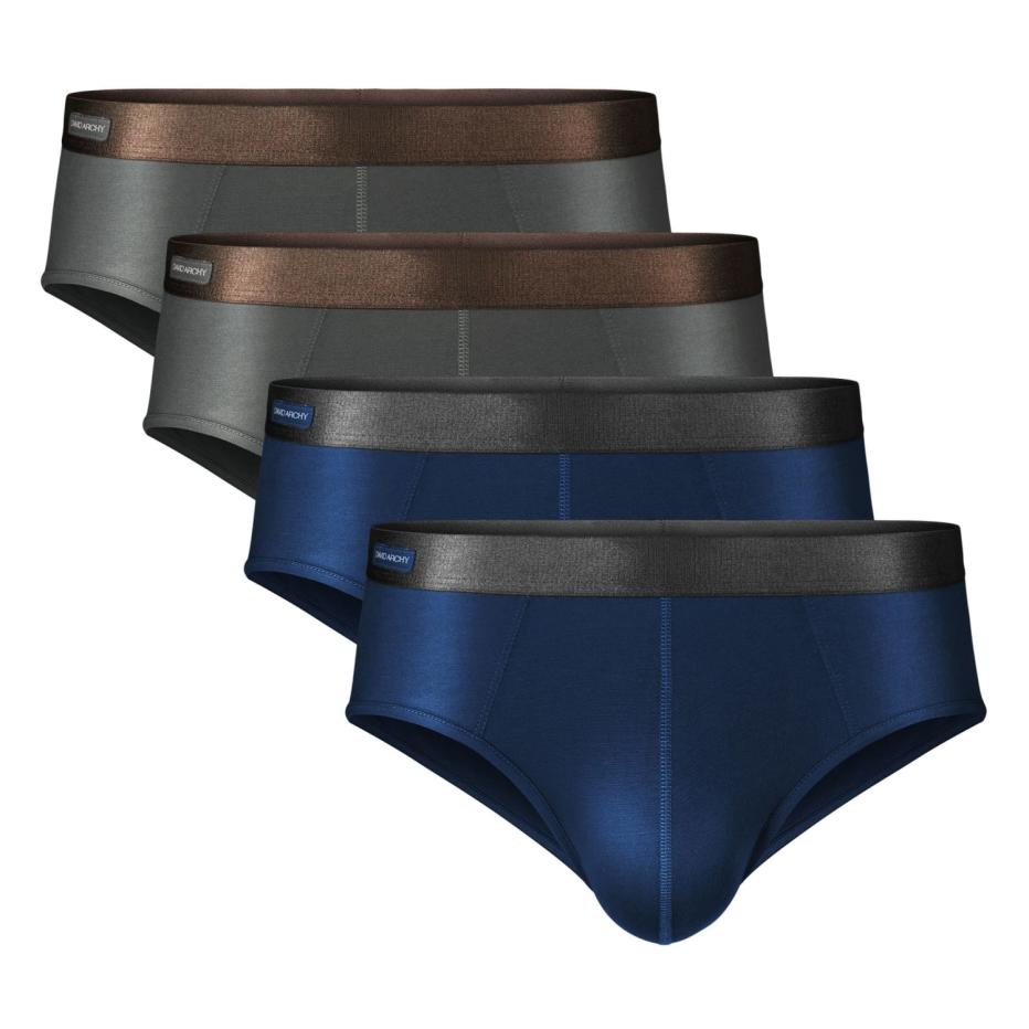 David Archy Men's Bamboo Briefs - 4 Pack ('Multiple' Murder Victims Found in Calif. Home / 'Multiple' Murder Victims Found in Calif. Home)