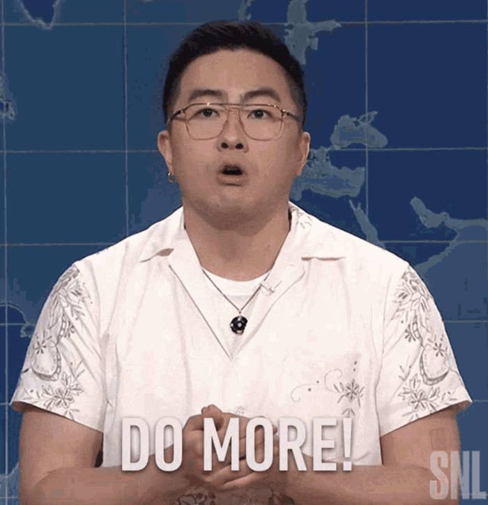 Bowen Yang on "SNL" saying, do more