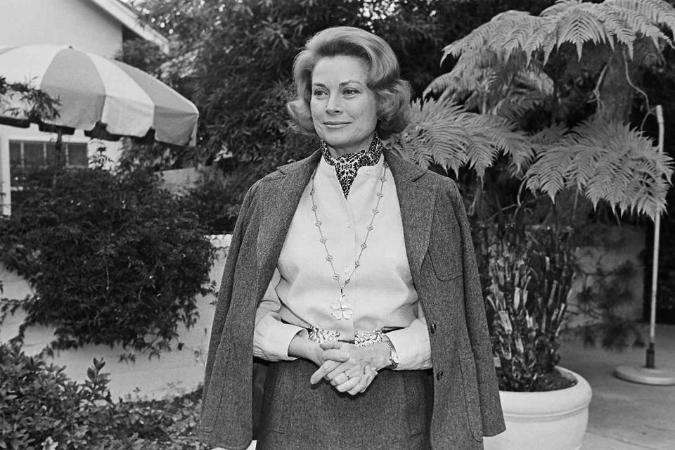 <p>George Rose/Getty Images</p> Princess Grace of Monaco in 1978