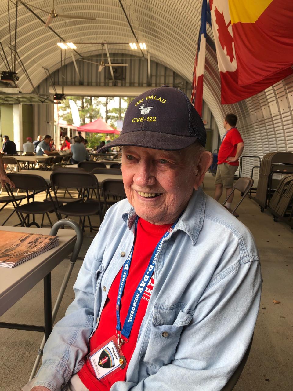 Paul Coleman, a Korean War veteran who served in the Navy, was in Bedford, Va., for the 75th anniversary of D-Day. 
“There’s not that many (D-Day veterans) left,” Coleman said. “This will be the last one.”