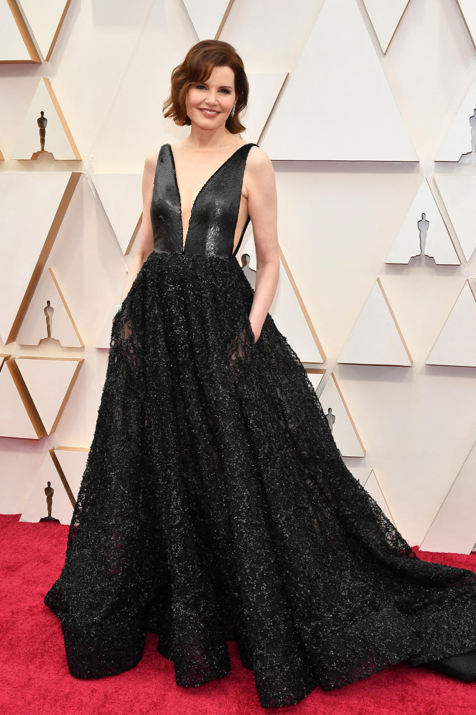 Geena Davis at the 2020 Oscars