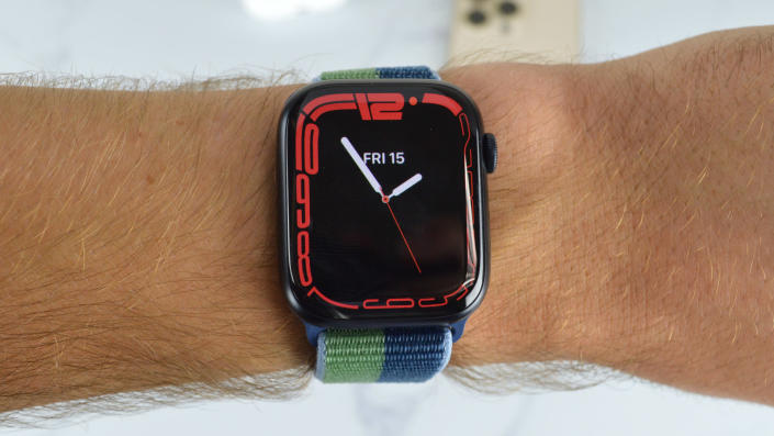 Apple Watch Series 7 Wearing - Credit: Christian de Looper for BGR