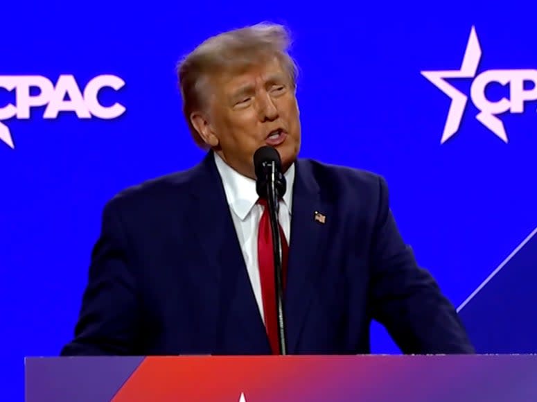 Trump speaks at CPAC (Screenshot / CPAC)