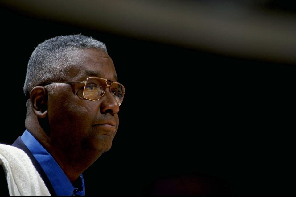 John Thompson, the towering coach of the Georgetown Hoyas, became the first Black coach to lead a team to an NCAA championship in 1984 and finished his career with 596 wins. Thompson's coaching legacy earned him a place in the Hall of Fame, where four of his former players are also enshrined. Before entering coaching, Thomson won two championships in a brief NBA career with the Celtics' dynasty of the 1960s. 'Big John' was 78.