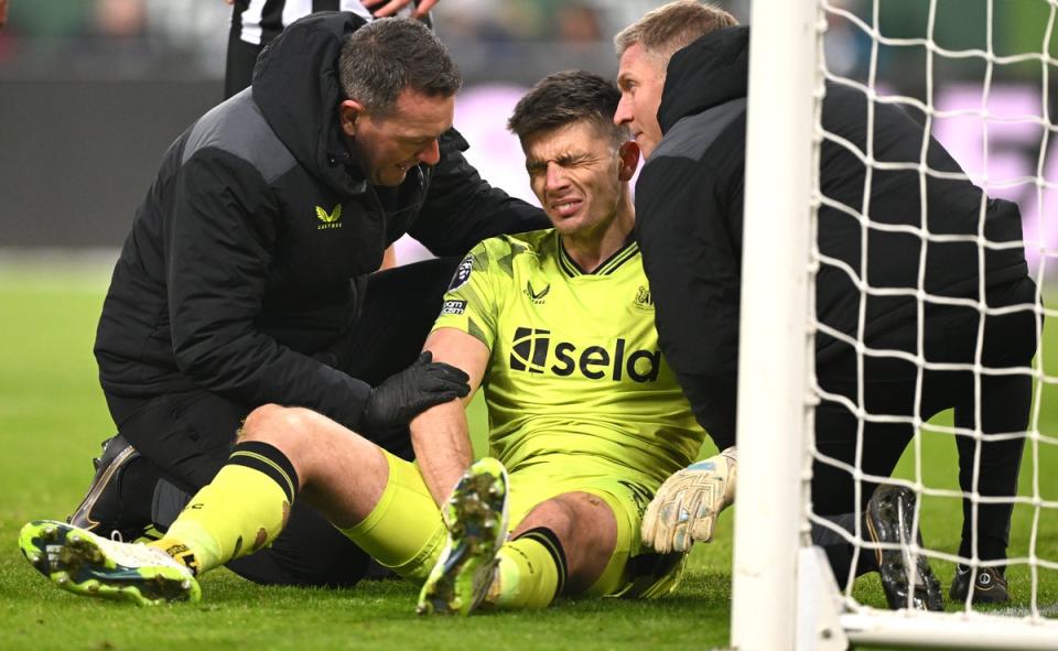 Nick Pope will require surgery after picking up a shoulder injury (Getty Images)