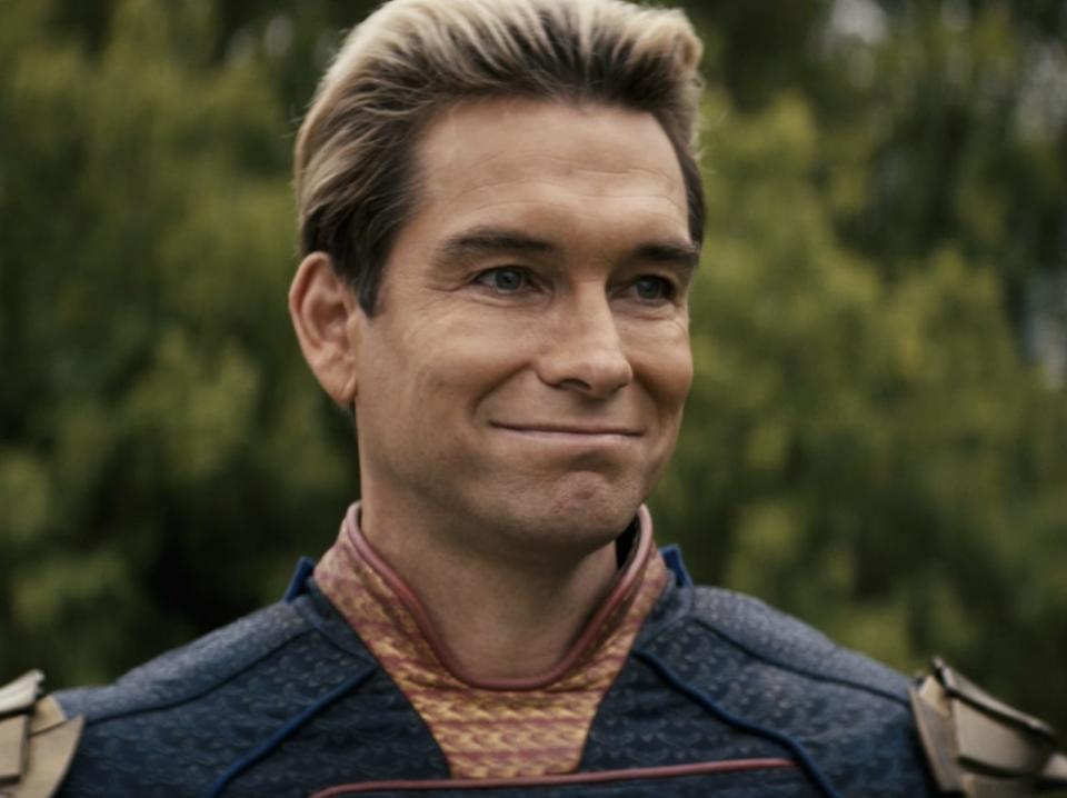 Antony Starr as Homelander in the season three finale of "The Boys."