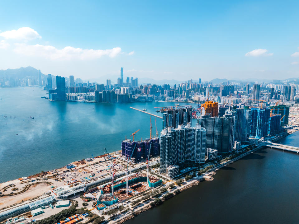 啟德跑道區。（Getty Images）