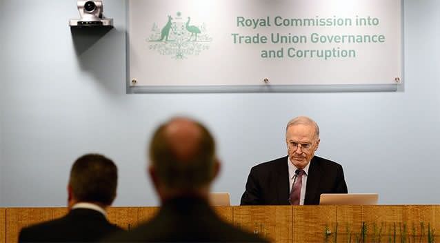 Commissioner Dyson Heydon has headed the Royal Commission. Photo: AAP.