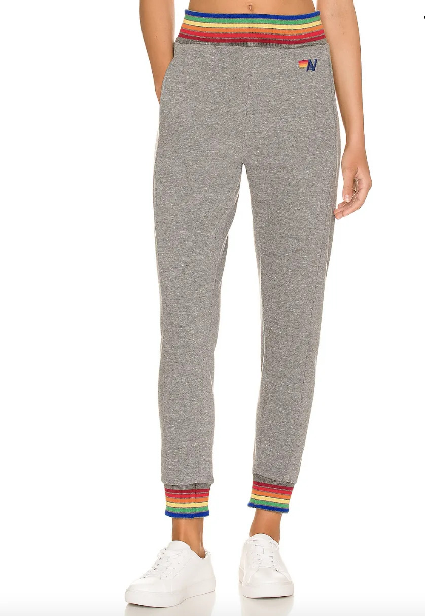 Rainbow Rib Sweatpant. PHOTO: Revolve