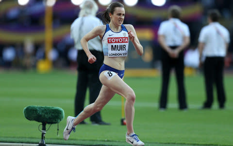 Laura Muir edges through in 5,000m, while Dina Asher-Smith caps remarkable comeback by qualifying for 200m final