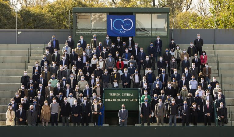 Un día especial para todo el tenis: presidentes de clubes de todo el país, en el Buenos Aires Lawn Tennis