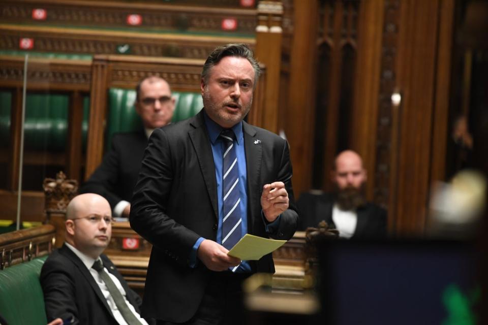 Handout photo issued by UK Parliament of Alyn Smith responds after Foreign Secretary Dominic Raab gave a development update to MPs in the House of Commons (UK Parliament/Jessica Taylor) (PA Media)