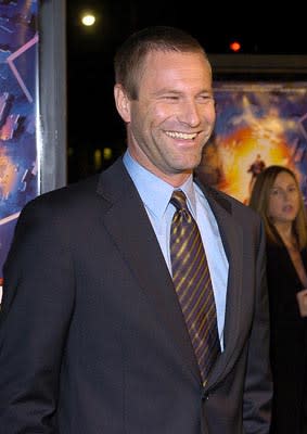 Aaron Eckhart at the LA premiere of Paramount's Paycheck