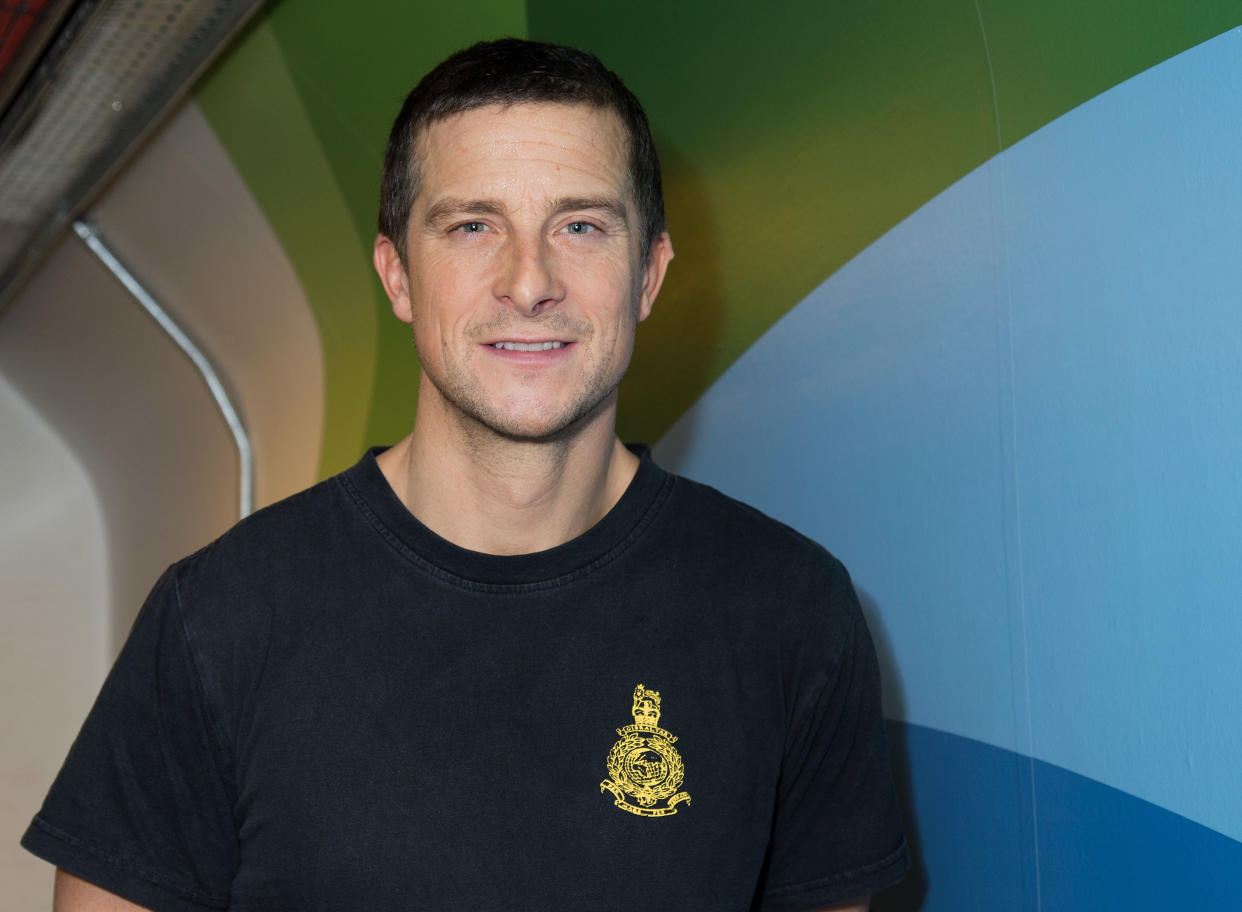 LONDON, ENGLAND - OCTOBER 06:  Bear Grylls poses after his Q&A  at "Bear Grylls: Endeavour" at SSE Arena Wembley on October 6, 2016 in London, England.  (Photo by Dave J Hogan/Dave J Hogan/Getty Images)